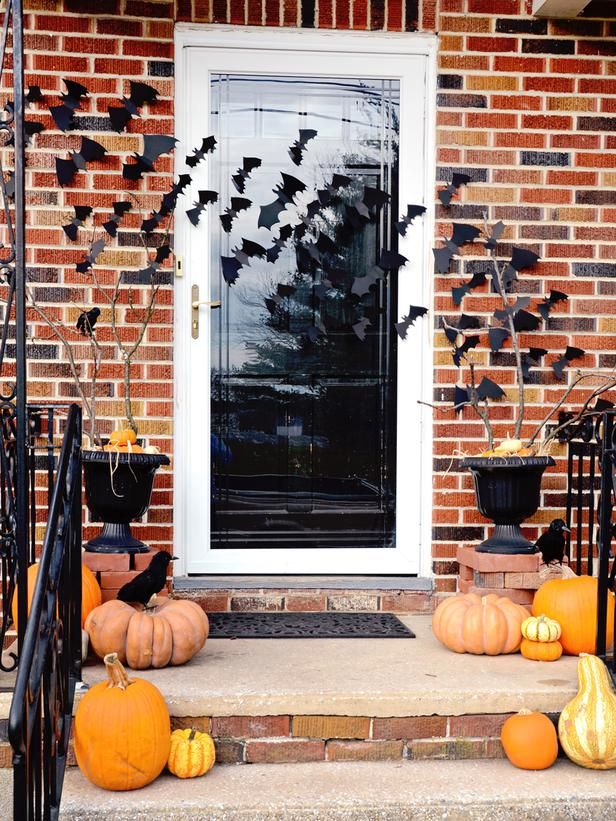 decoracion puertas halloween infantil