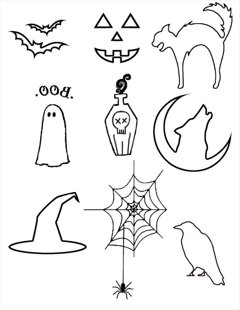 Dibujos de halloween muy faciles de hacer
